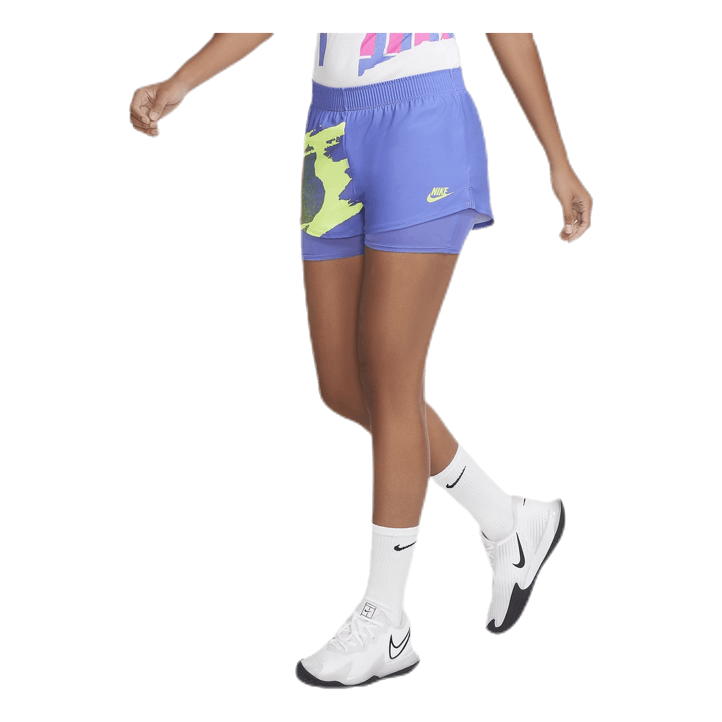 Nike Court Slam Shorts Blue/Green –