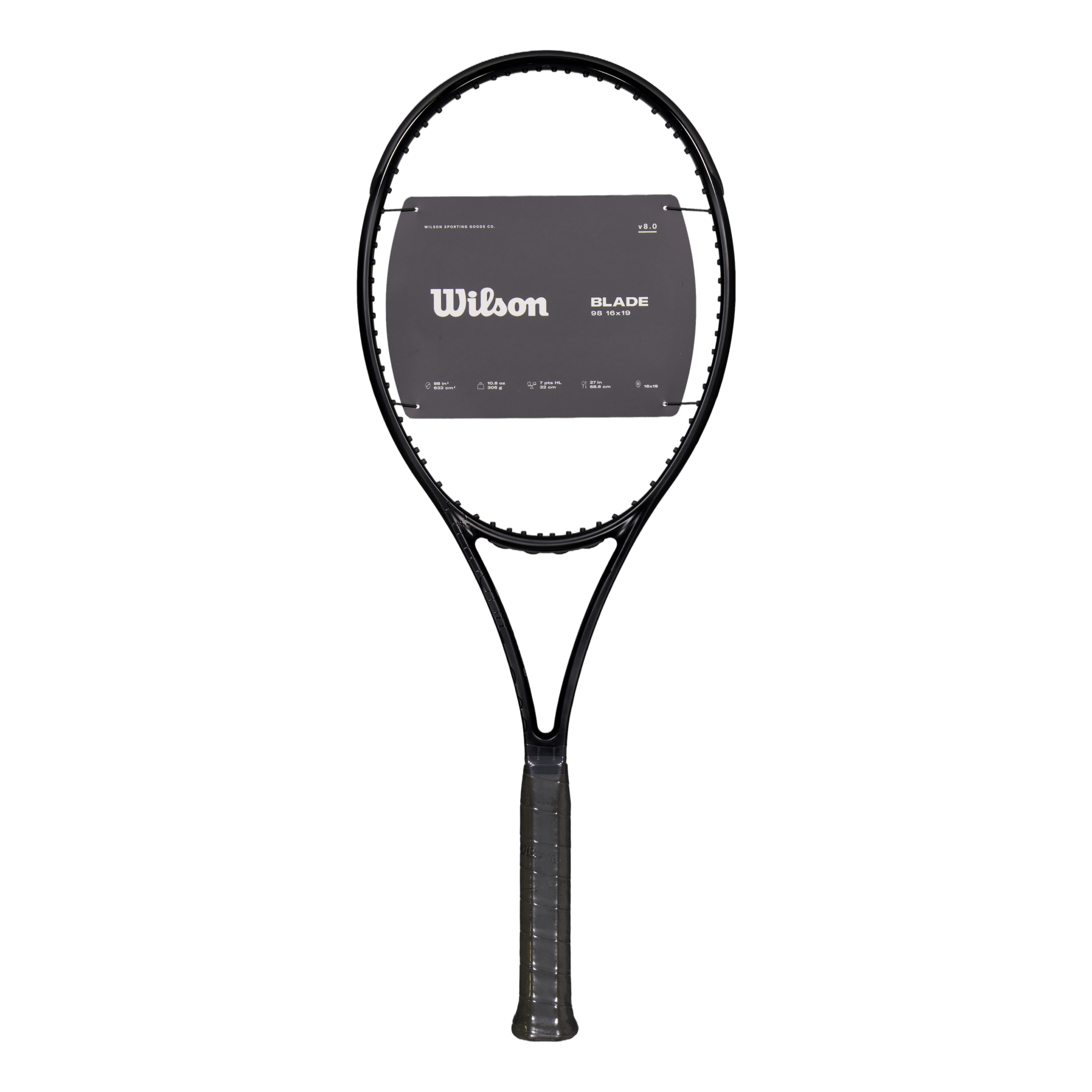 Wilson Noir Blade 98 16x19 V8 – Racketnow.com Wilson Noir Blade 98 16x19 V8 – Racketnow.com