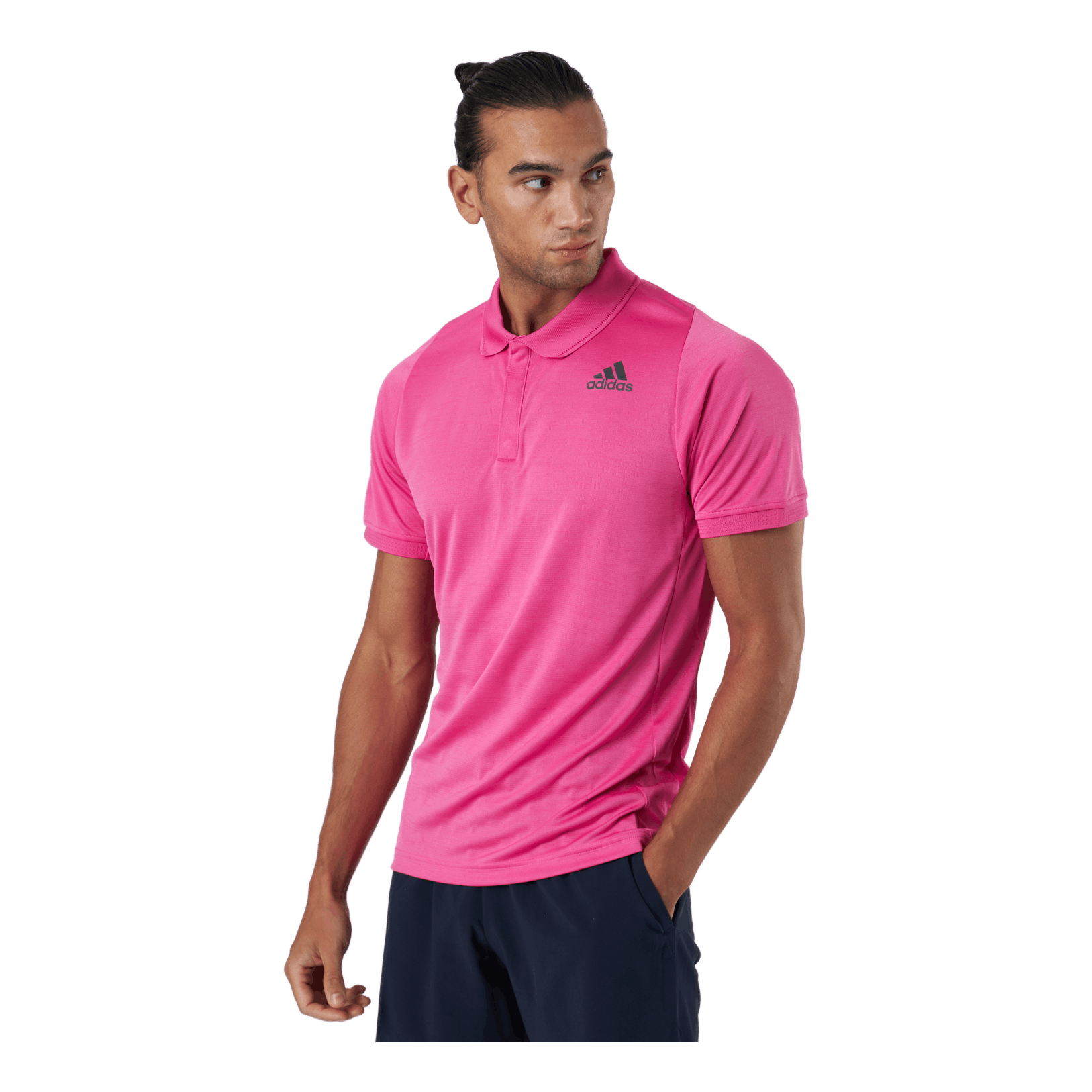 Adidas pink polo deals shirt
