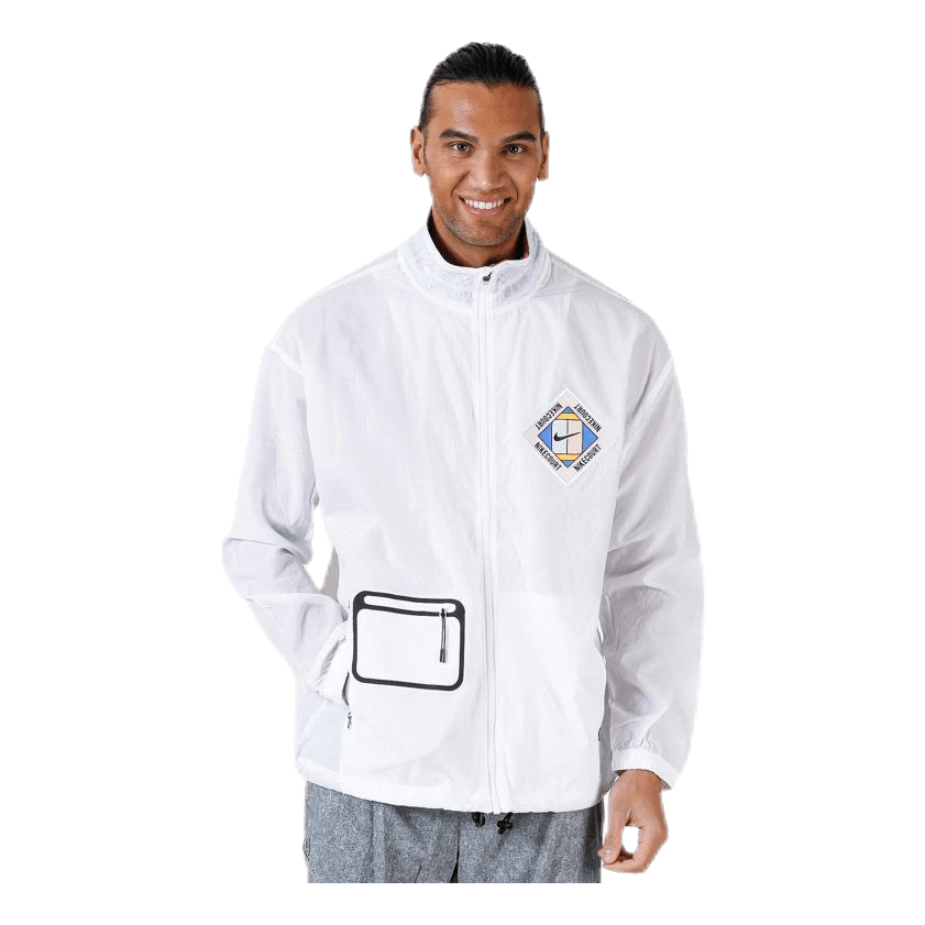 Stadium Court Jacket White/Black