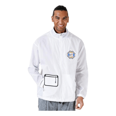 Stadium Court Jacket White/Black