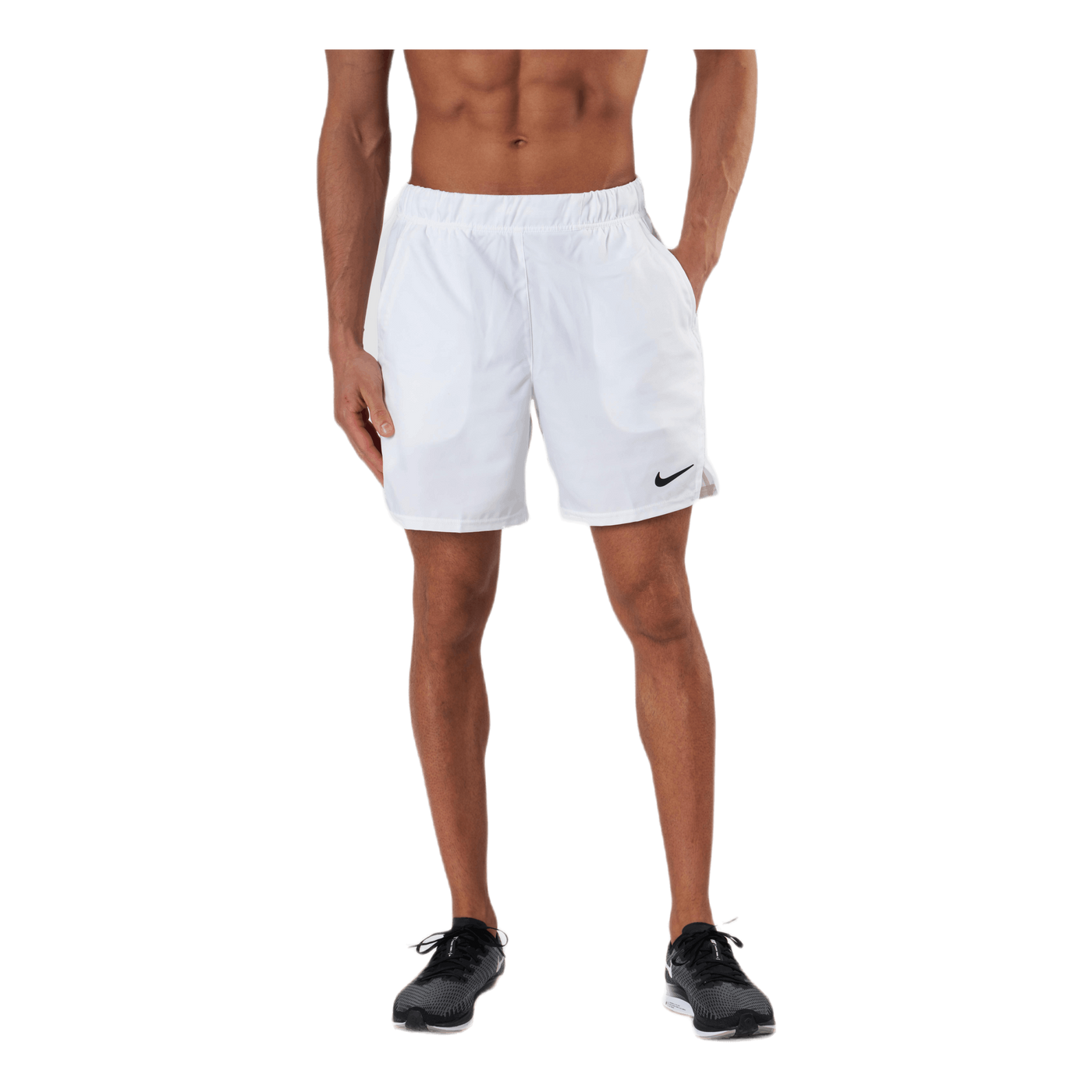 NikeCourt Dri-FIT Victory Men's 7" Tennis Shorts WHITE/BLACK