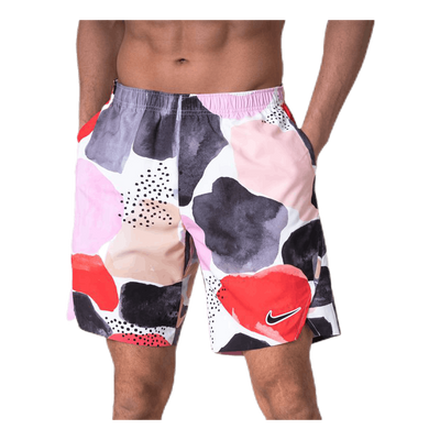 Flex Ace Printed Short White/Black