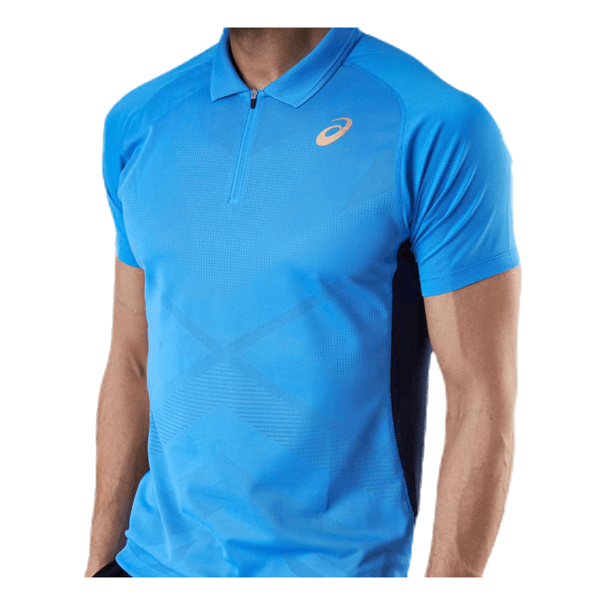 Tennis Polo Shirt Blue