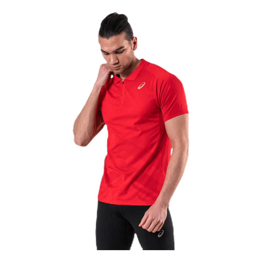 Tennis Polo Shirt Red