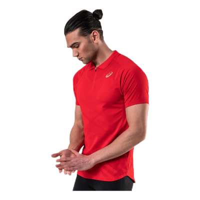 Tennis Polo Shirt Red