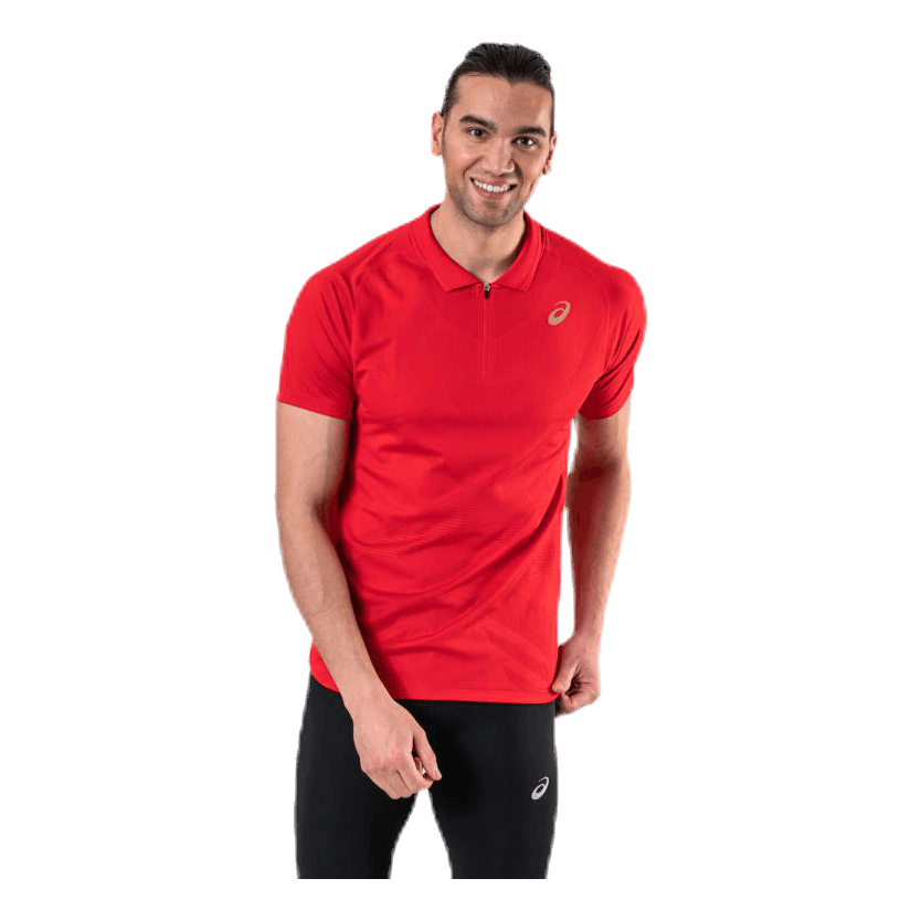 Tennis Polo Shirt Red