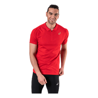 Tennis Polo Shirt Red