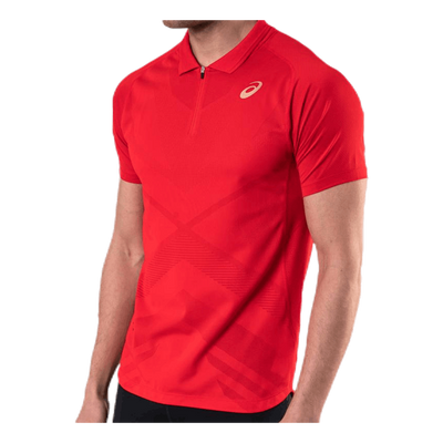 Tennis Polo Shirt Red