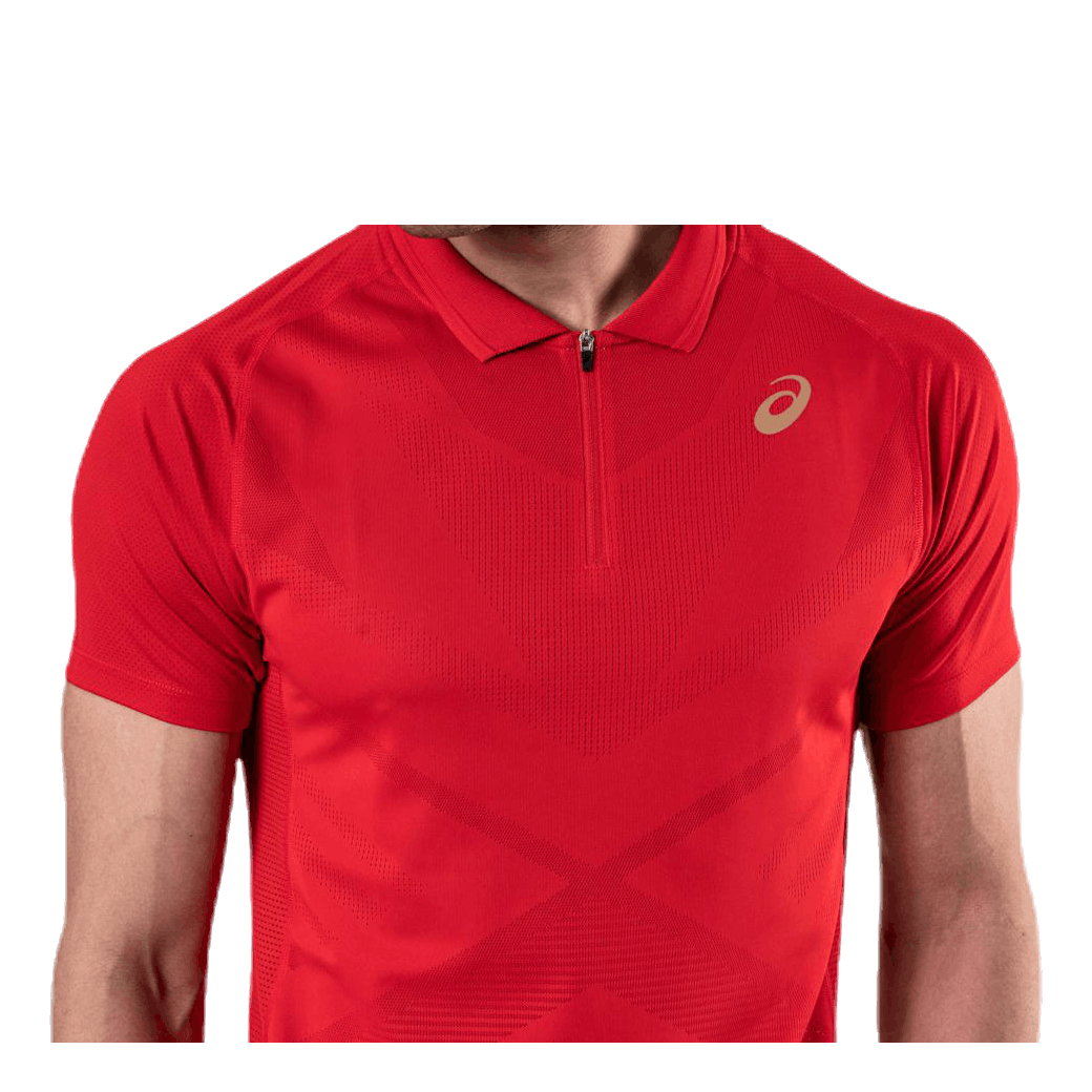 Tennis Polo Shirt Red