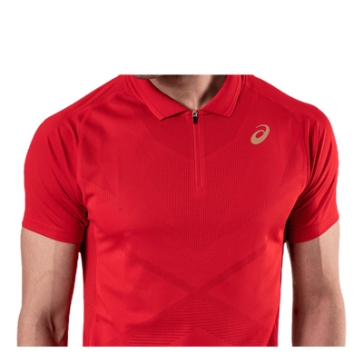 Tennis Polo Shirt Red