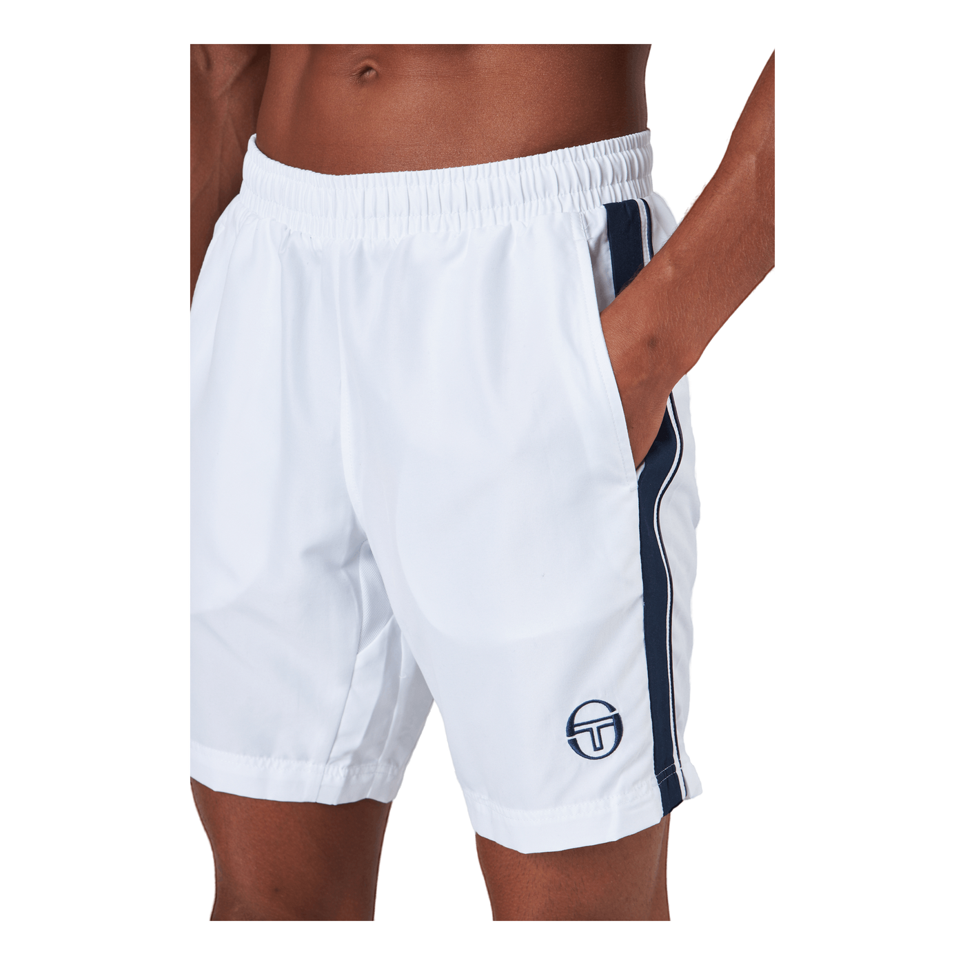 Young Line Pro Shorts White/blue