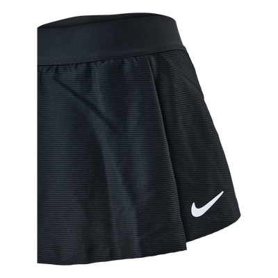 NikeCourt Victory Big Kids' (Girls') Tennis Skirt BLACK/WHITE