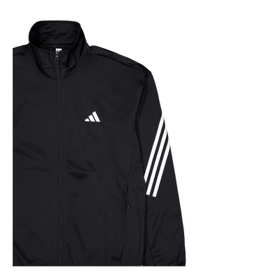 3-stripe Knitted Jacket Black