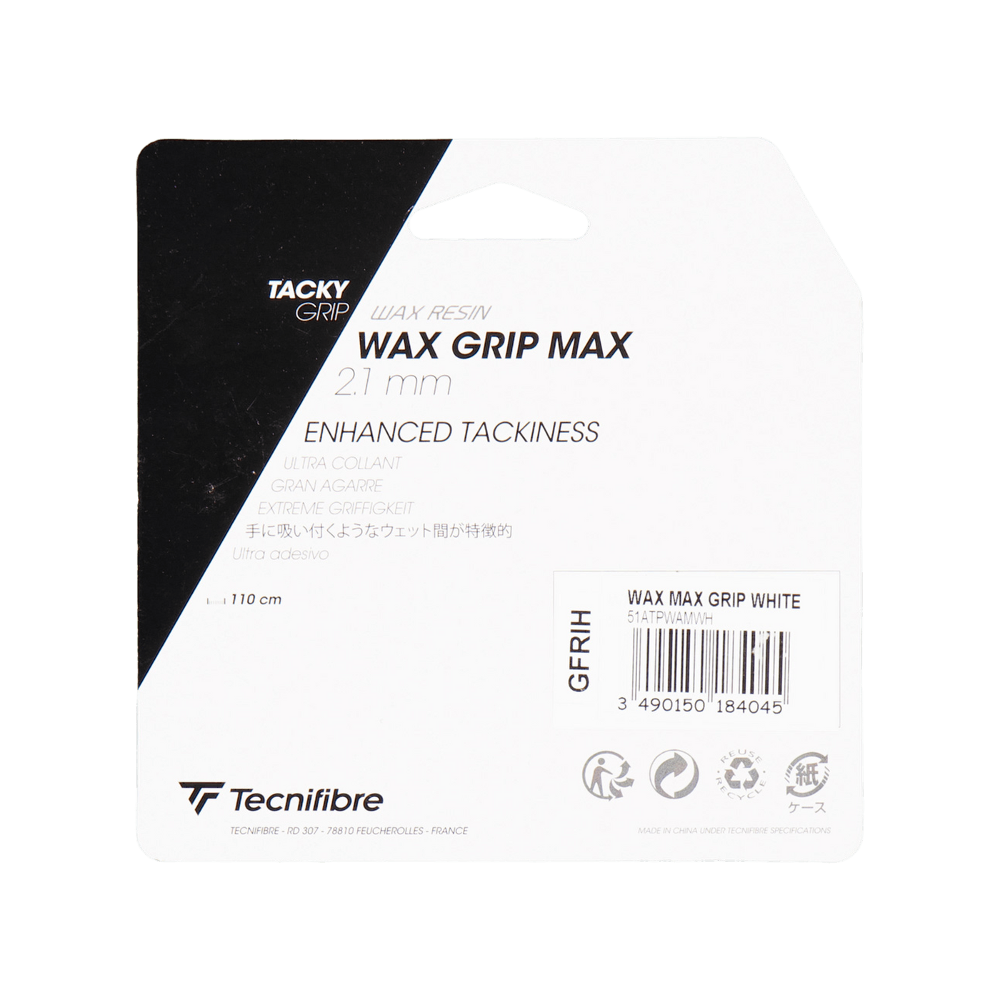 Wax Max Grip White White