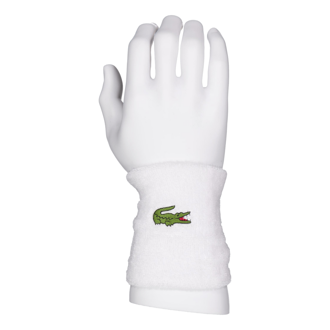 lacost handschuhe Lacoste Sport Wristbands White – Racketnow.com
