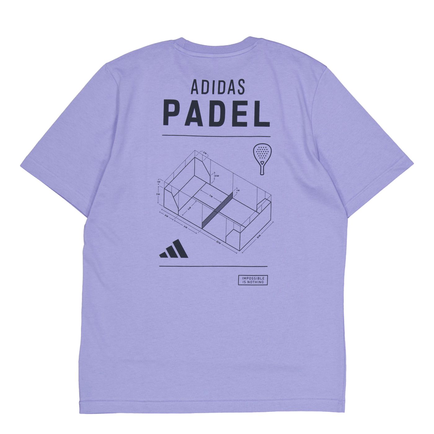 Padel Category Graphic T-shirt Blue