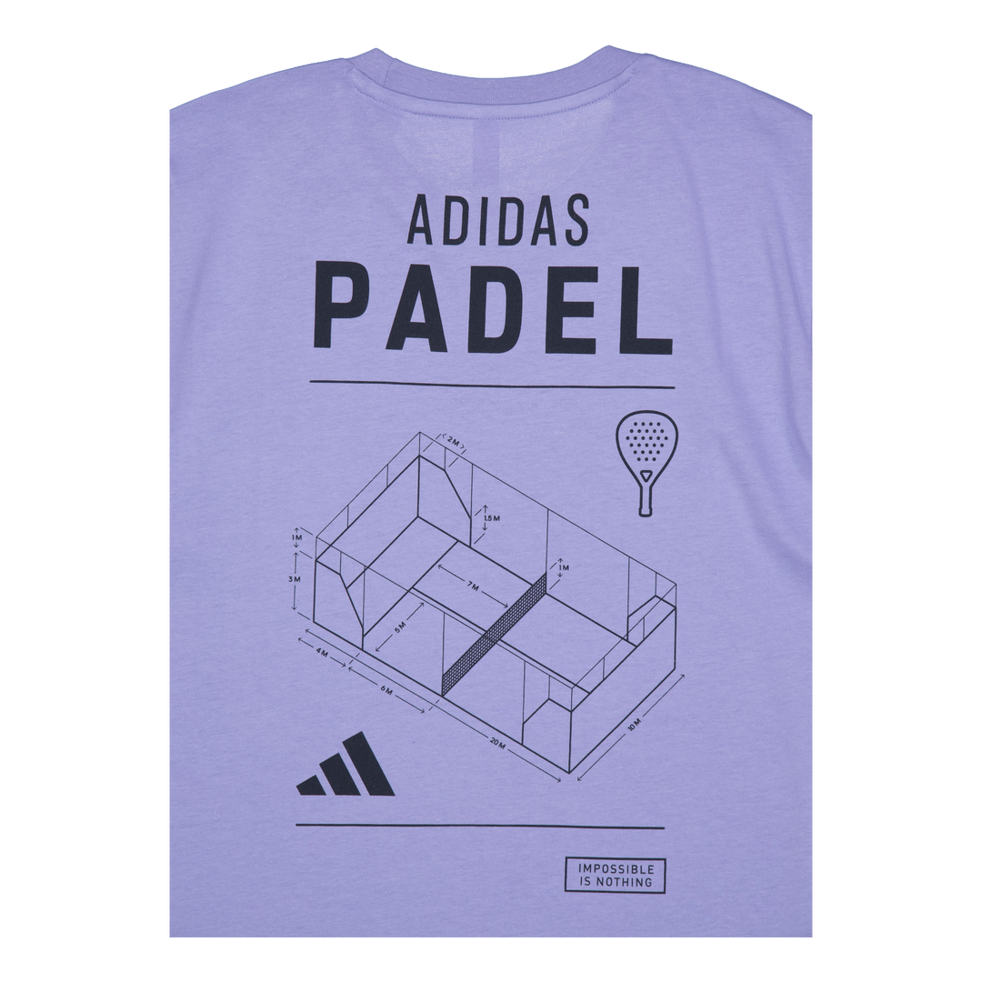 adidas Tennis Padel Category Graphic T-shirt Blue –