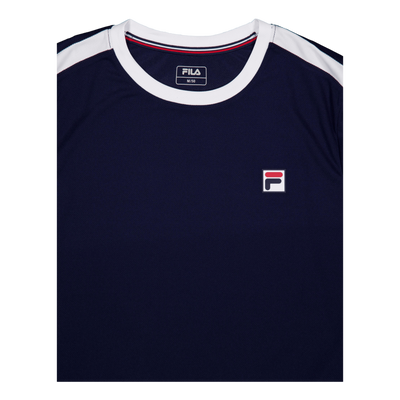 T-shirt Elias Navy/white