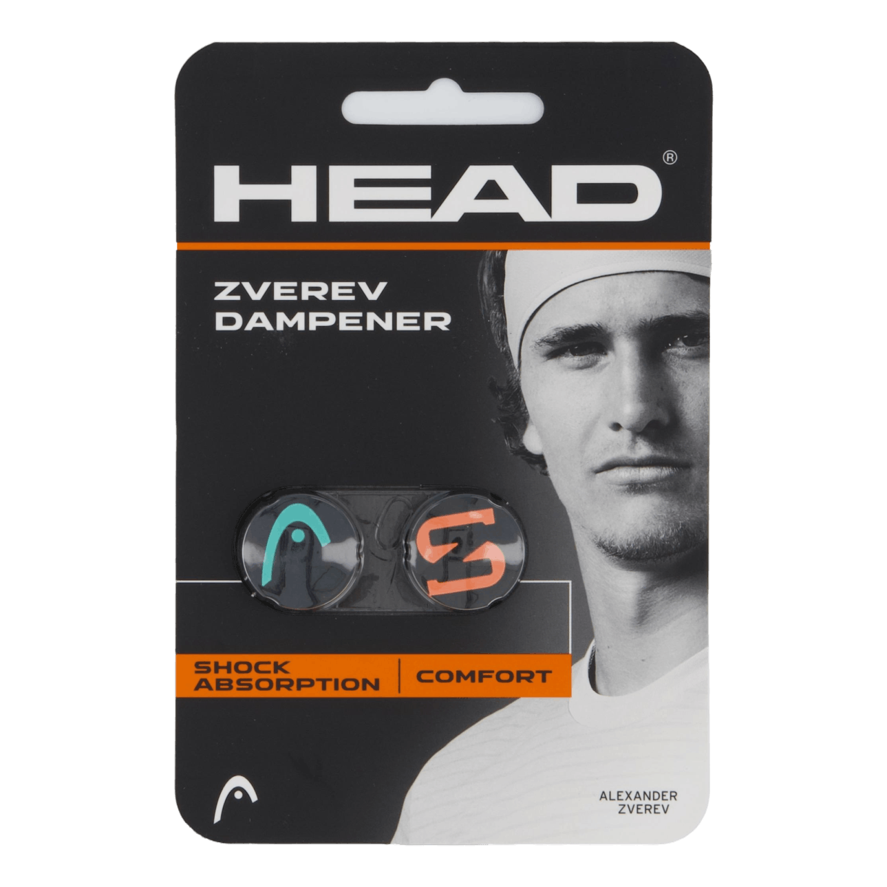 Zverev Dampener Teal/hot Lava