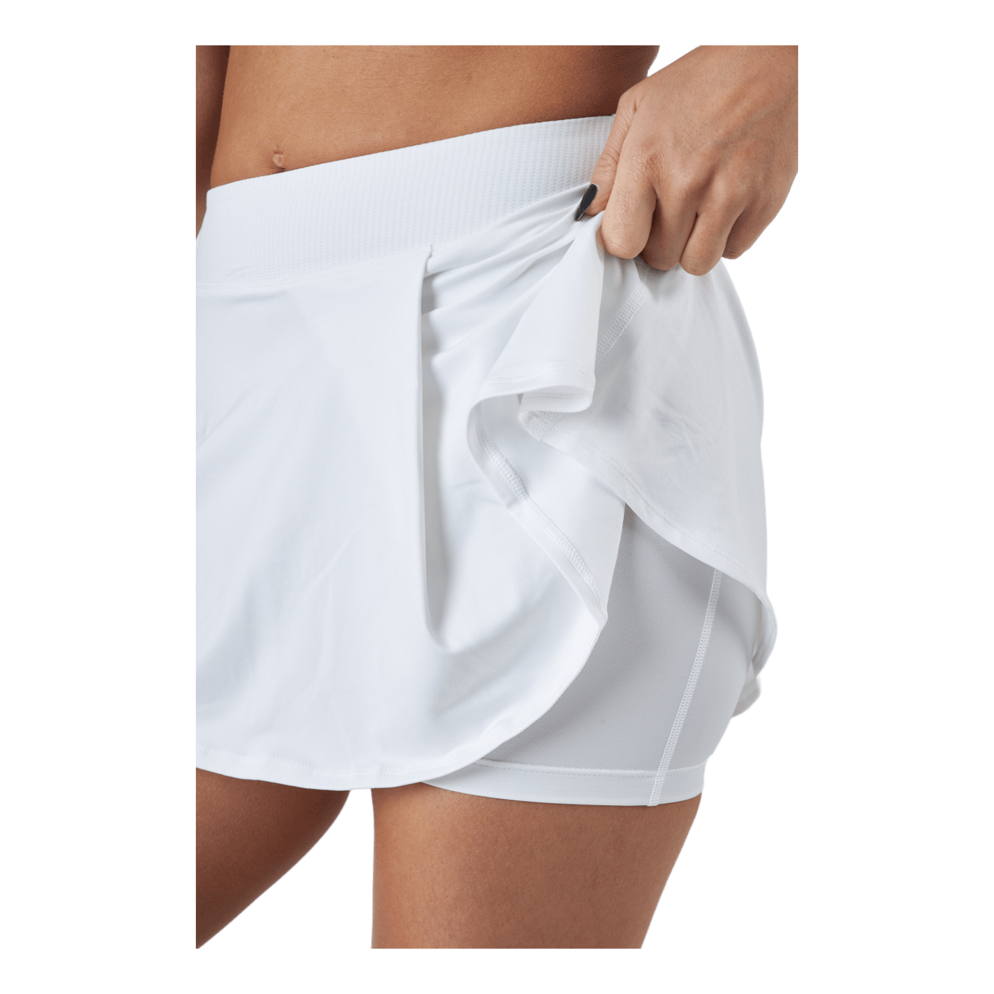 Victory Flouncy Skirt White/Black