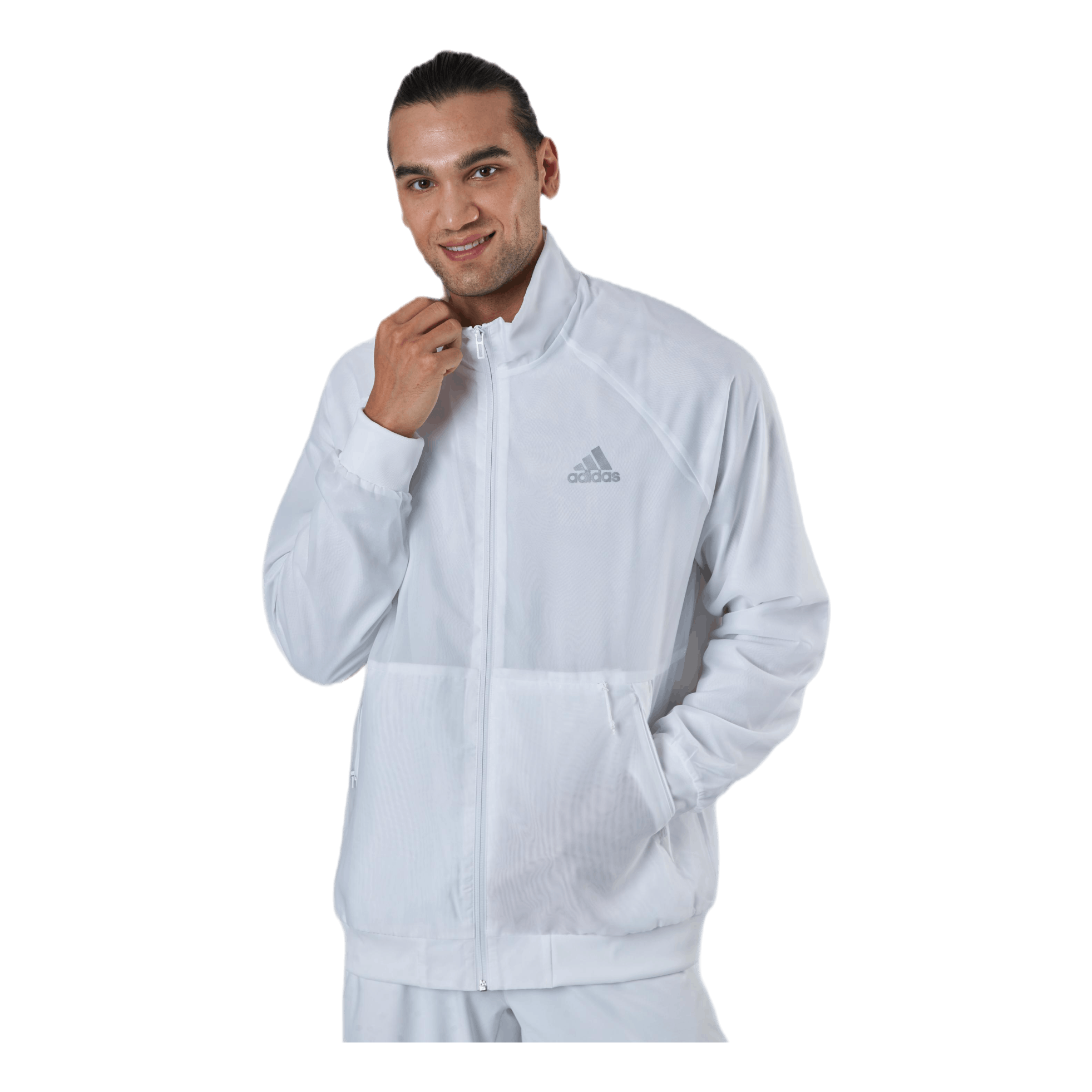 Tennis Jacket Aeroready White Grey
