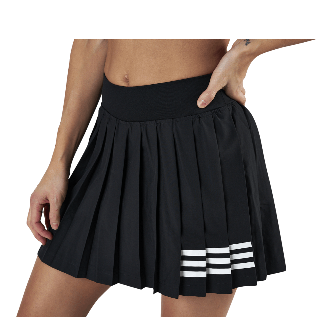 Club Pleated Skirt White/Black