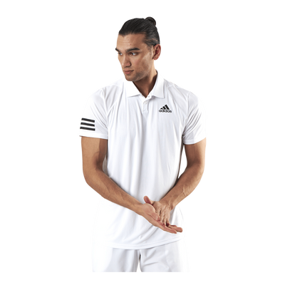 Club 3-Stripe Polo White