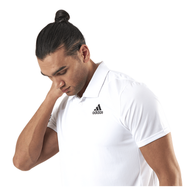 Club 3-Stripe Polo White