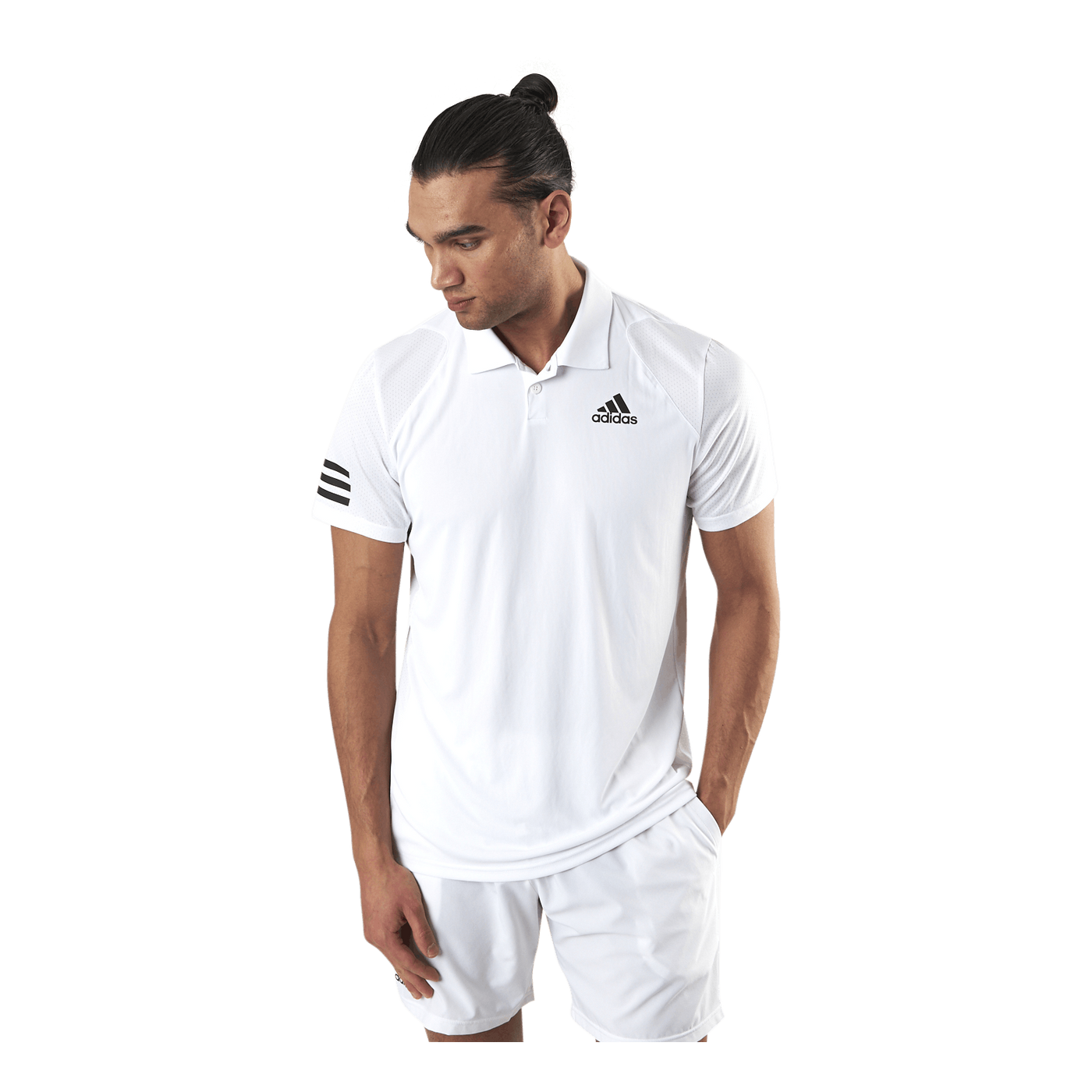 Club 3-Stripe Polo White