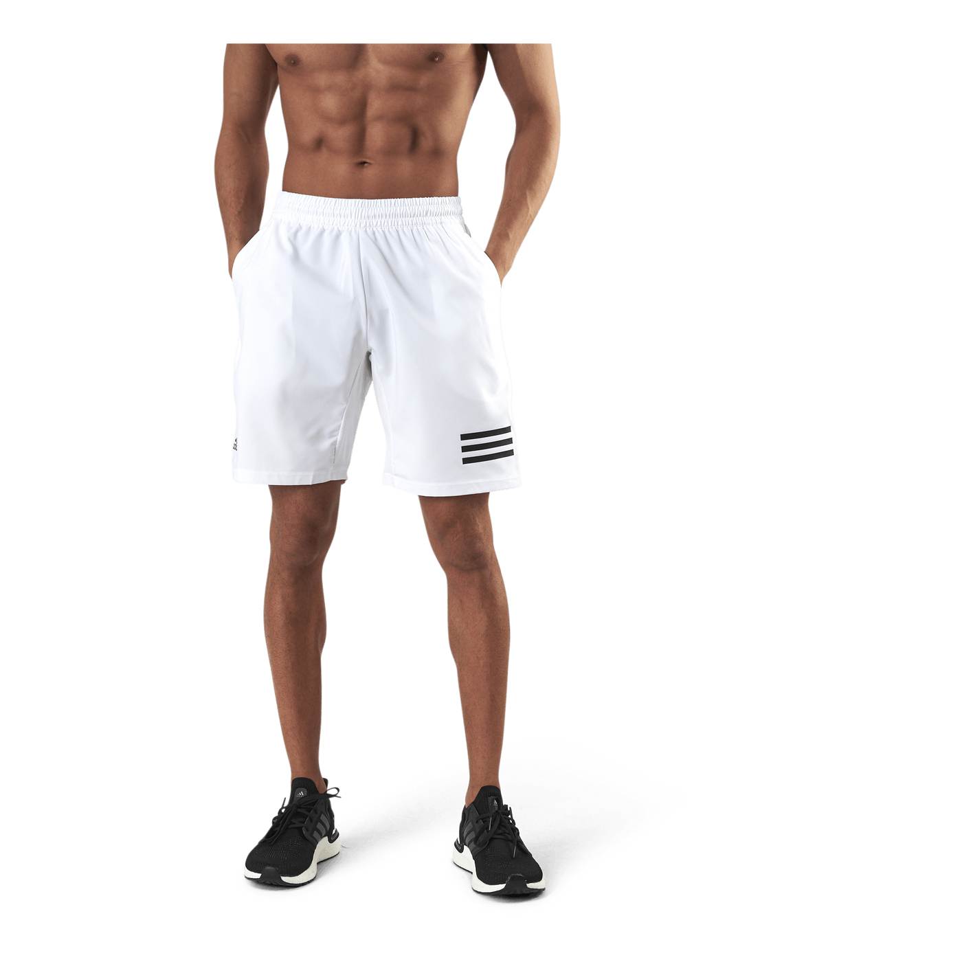 Club 3-Stripe Shorts White/Black