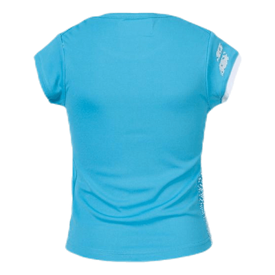 Cap Sleeve Top Performance Blue