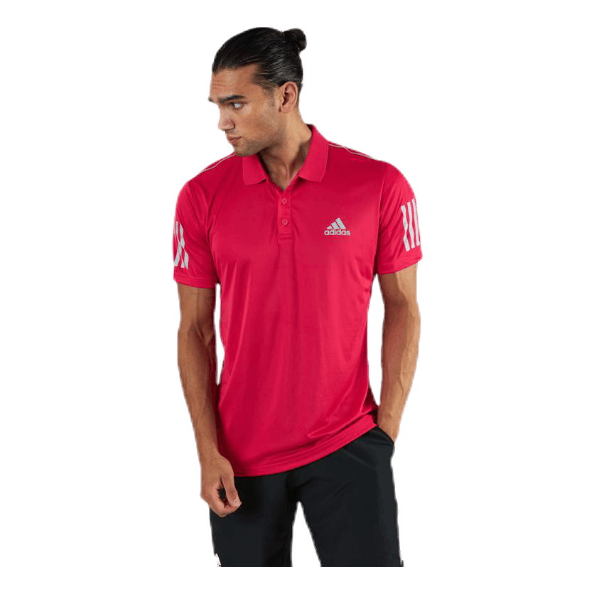 Club 3 Stripes Polo Pink