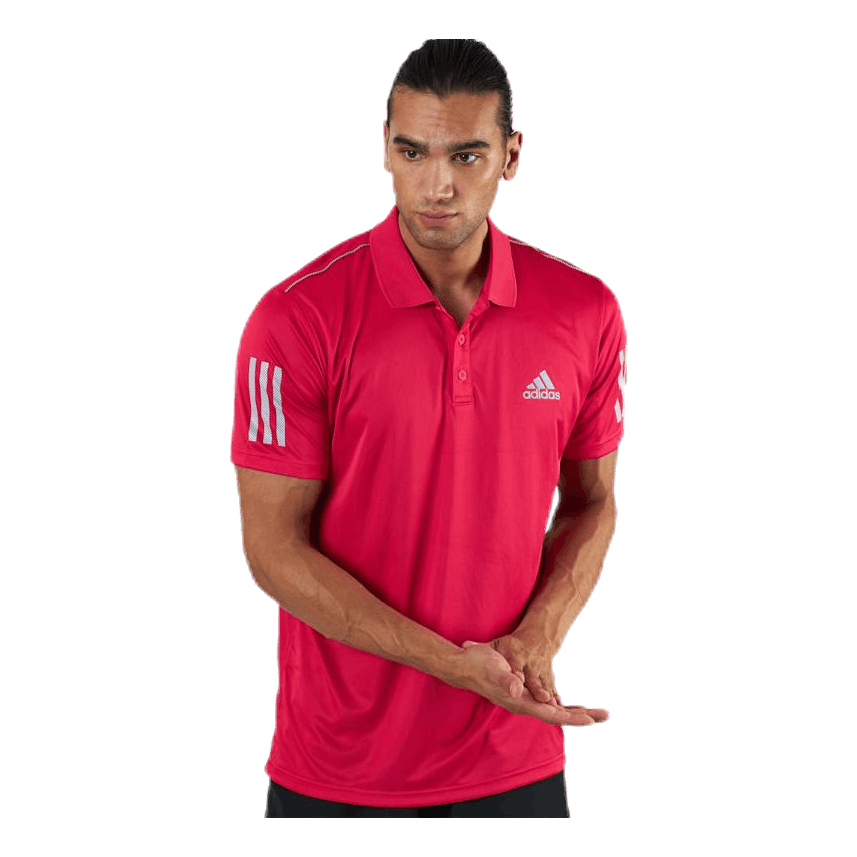 Club 3 Stripes Polo Pink