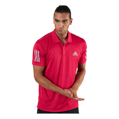 Club 3 Stripes Polo Pink