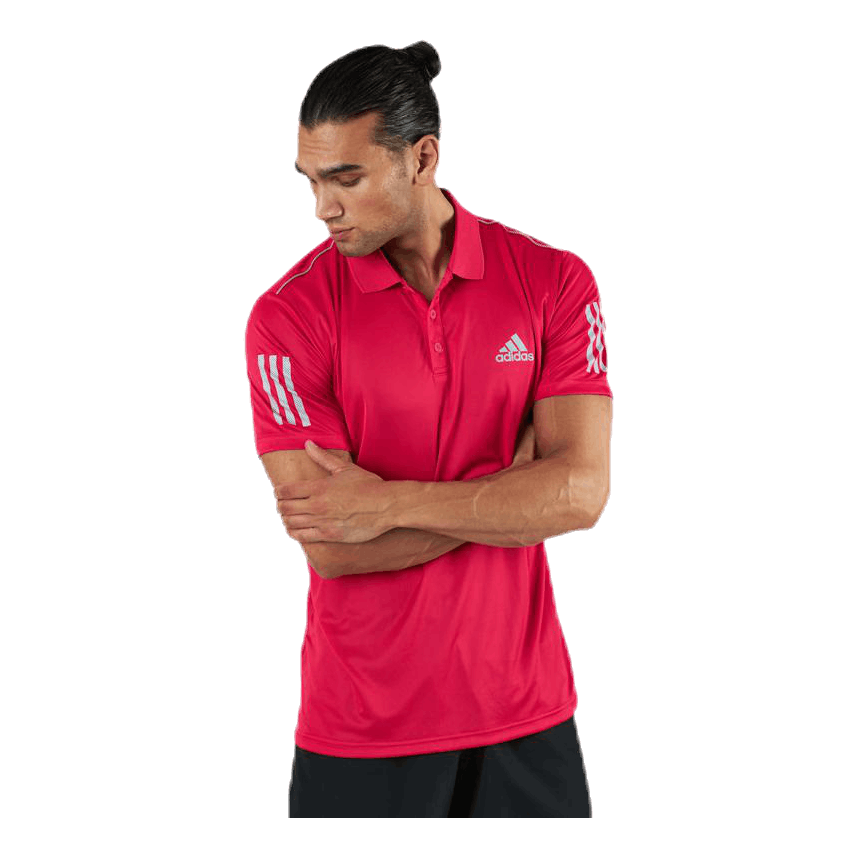 Club 3 Stripes Polo Pink