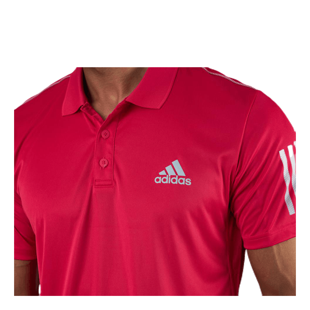 Club 3 Stripes Polo Pink