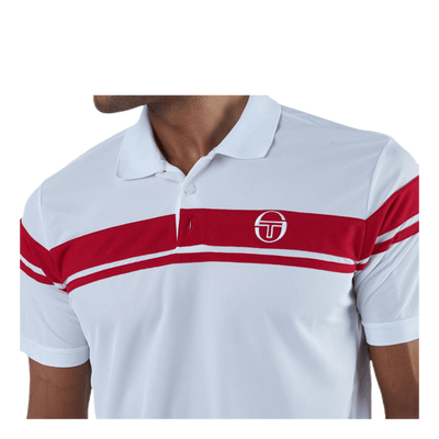Young Line Pro Polo White/Red