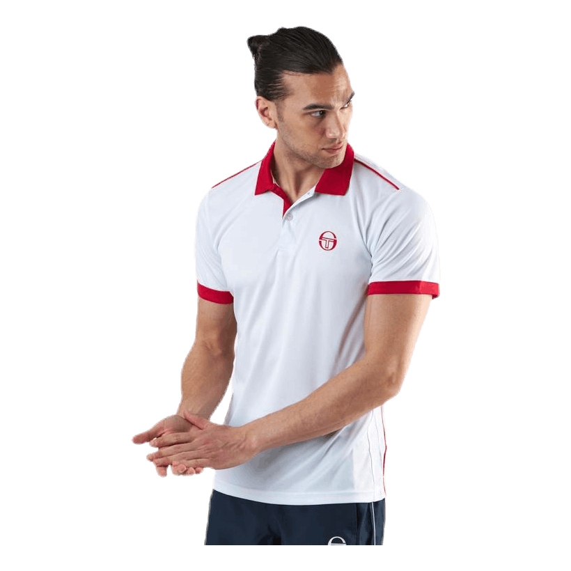 Club Tech Polo White/Red