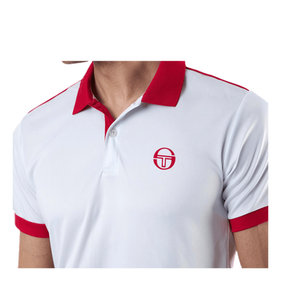 Club Tech Polo White/Red