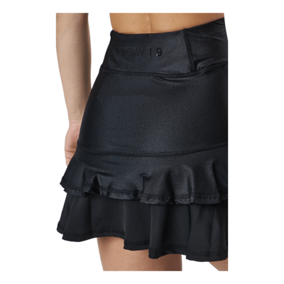 Frida Frill Skirt Black