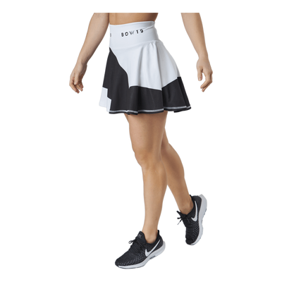 Bianca /print Skirt Big Stripe White/black