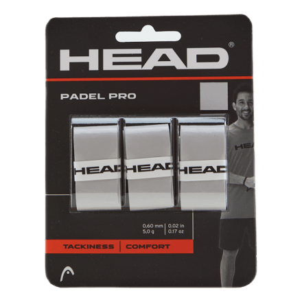 Padel Pro 3 Pcs Pack Grey