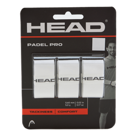 Padel Pro 3 Pcs Pack White