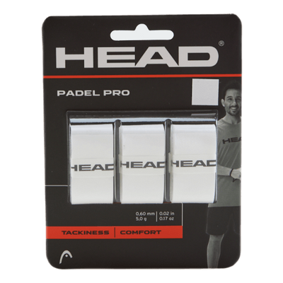 Padel Pro 3 Pcs Pack White