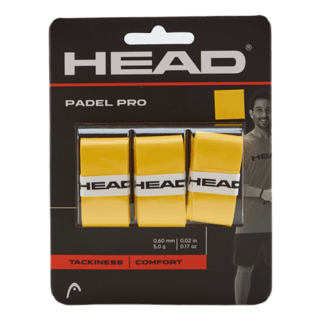 Padel Pro 3 Pcs Pack Yellow