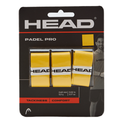 Padel Pro 3 Pcs Pack Yellow