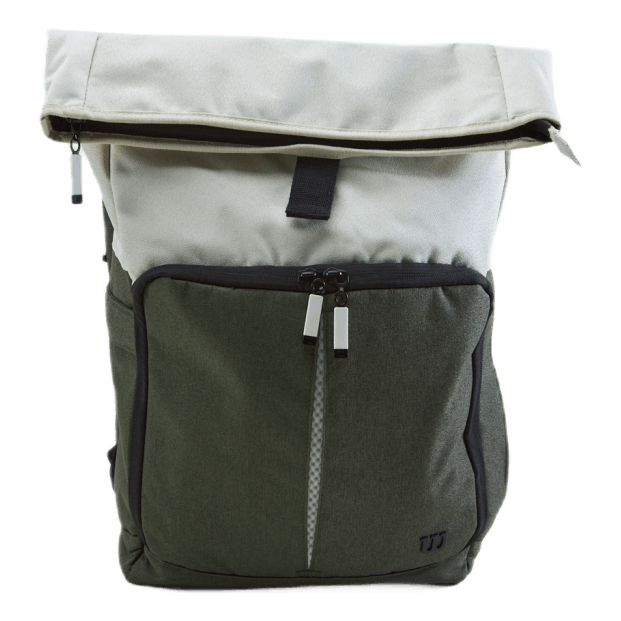 Women's Backpack Cream/forest Green/black