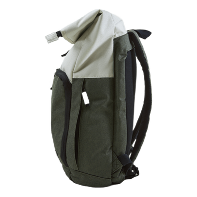 Women's Backpack Cream/forest Green/black