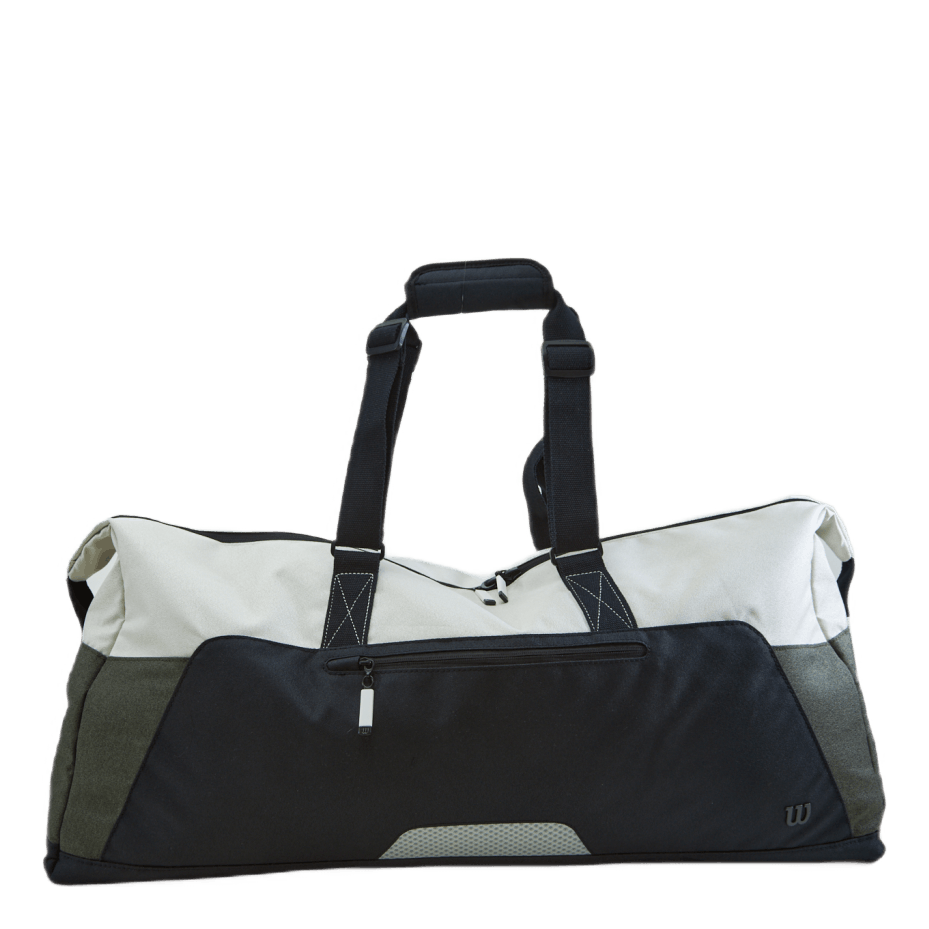 Women's Racket Bag Cream/forest Green/black